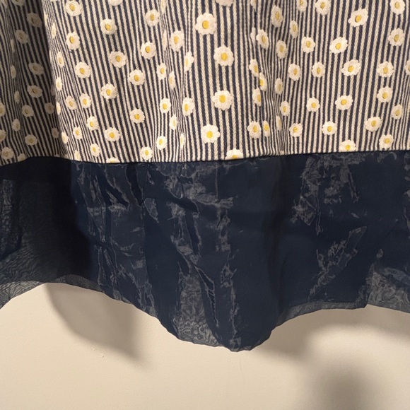 Vintage Marie Mullin Collection Polka Dot Chiffon Dress - Picture 11 of 16